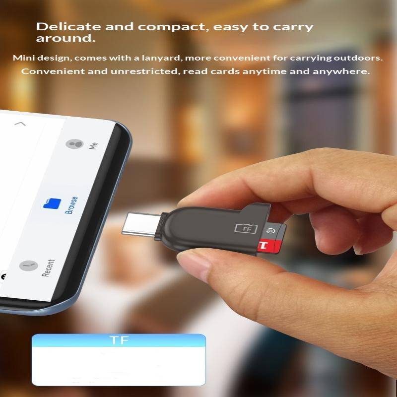 Portable Type C 3.0 Card Reader Tf Memory Card Reader Usb Flash Drive Cardreader For Pc Laptop Accessories Mini Tf Card Reader