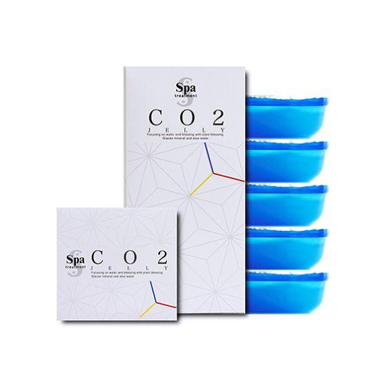 Carbonated Beauty Pack – CO2 Jelly Mask, 2-Step Skincare, Easy Peel-Off | Spa Treatment by Wave Corporation – 5 Packs