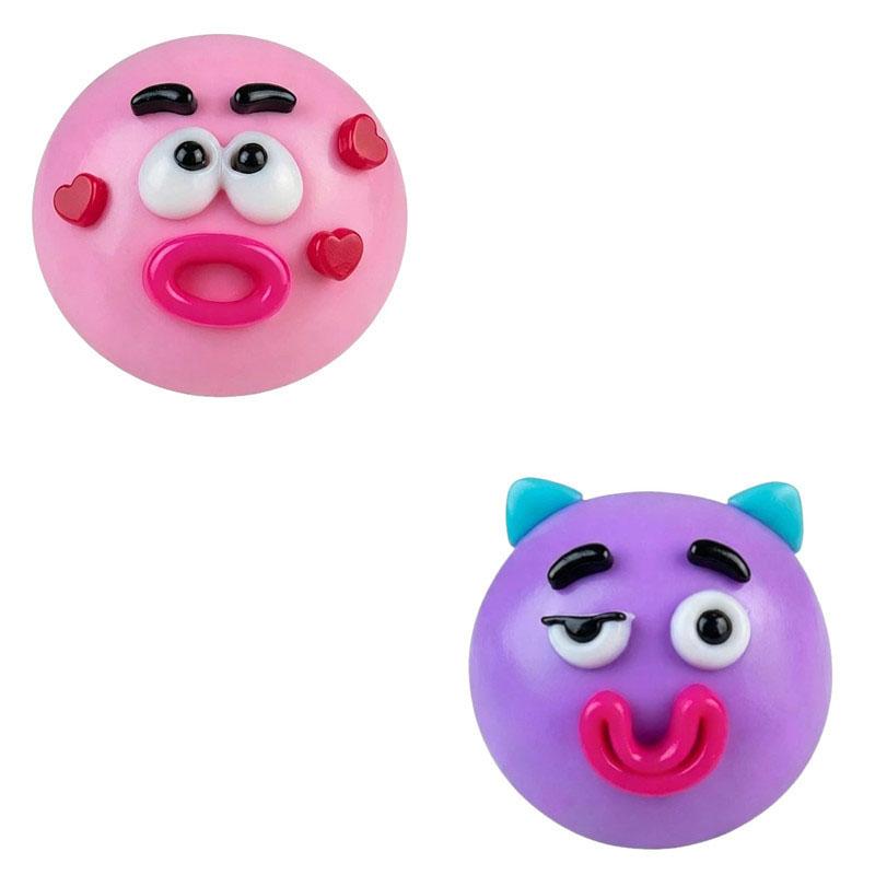 Smushers Squishy Curiosidades Divertidas Cara de Perro Intercambio Squishy Juguete Blando Moldeable Lindo Rebote Lento Juguete para Apretar, Regalo Sensorial Relajante