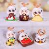 Original God Paimon Pvc Collectible Figure 4-6cm Cute Anime Character Toy