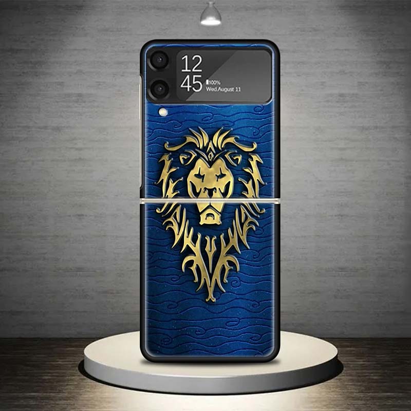 

W-World Of W-Warcraft W-Wow Phone Case For Samsung Galaxy Z Flip 7 6 5 4 3 5G Cover ZFlip7 ZFlip6 ZFlip4 ZFlip5 ZFlip3 Coque Fun Samsung Z Flip 5