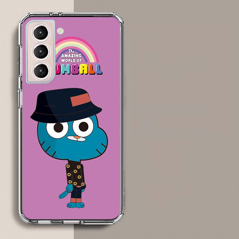 Cartoon The Amazing World of Gumball Phone Case For Samsung Galaxy S25 Edge S24 S23 FE S21 S20 S10 Plus S22 S26 Ultra Cover Clea