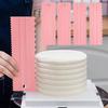 4pcs Cake Decorating Tools Set, Includes Icing Spatula, Smoothing Comb, Serrated Scraper, Butter/Mousse Cream Cake Edge DIY Tools - 8 Textured Designs