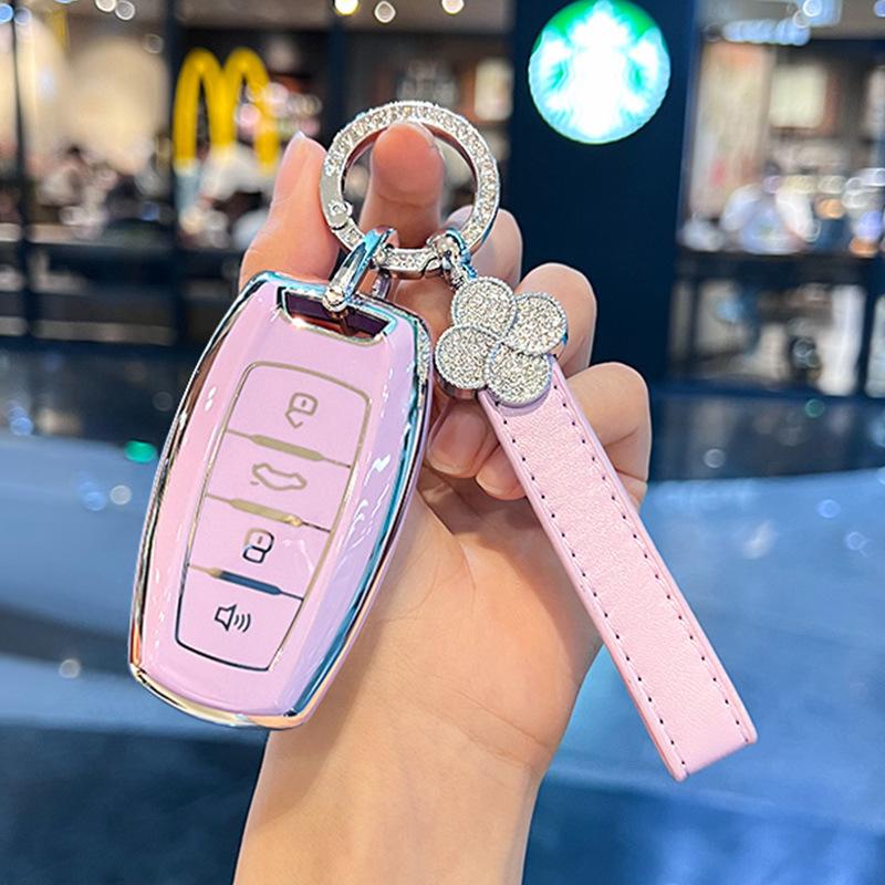 Key Cover for 2024 Haval Big Dog: Fits 23mm Chitu H6, 22mm New H9 Buckle, 19mm Old M6 Case - Simple Design