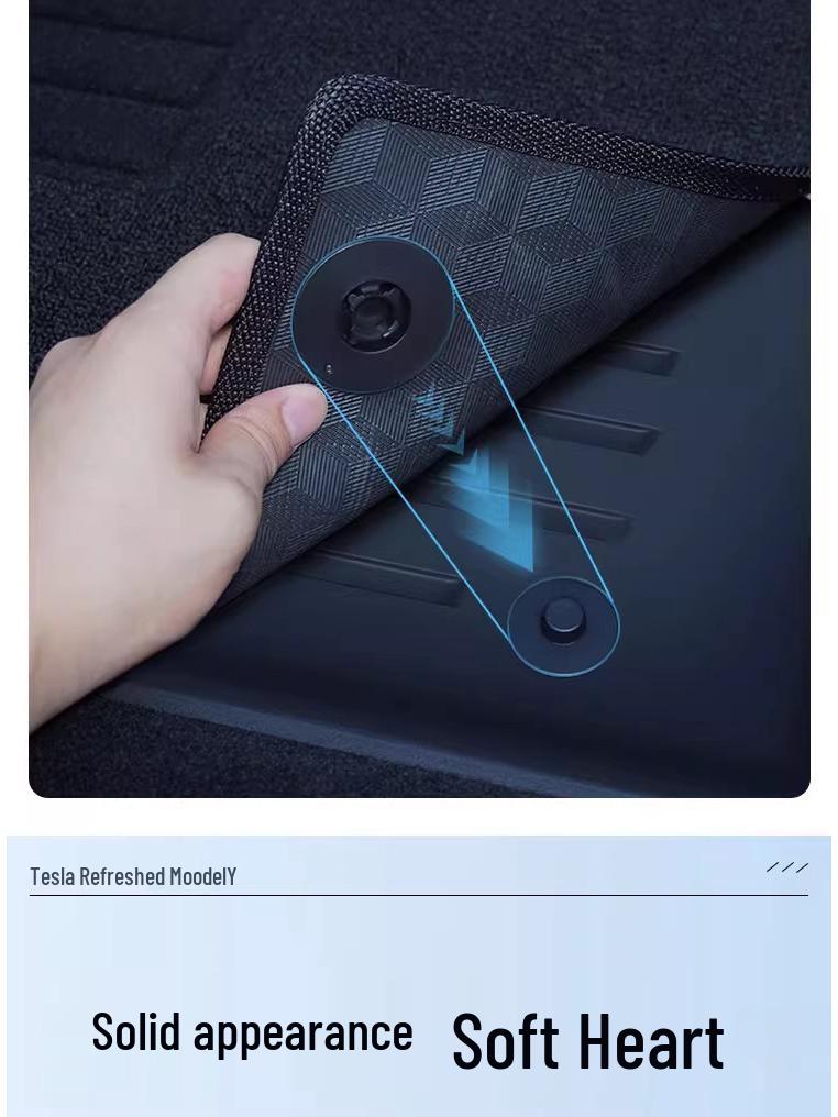 Tesla Model Y/3 Official Style Full Surround TPE Floor Mats