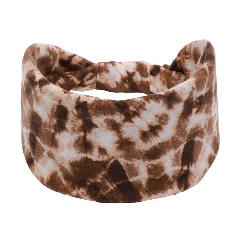 Bohemian Cashew Yoga Übung Stirnband Anti Schweiß und Feuchtigkeit Absorbieren Elastische Baumwolle Stirnband Knoten Stirnband