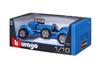 Bburago schaal Bugatti Type 59 diecast auto 1/18 (blauw) 18-12062