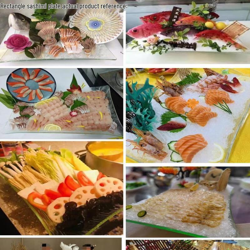 Large Oval Acrylic Ice Trough Fruit Platter