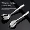 304 Stainless Steel Spoon Deepening Soup Spoon For Home Flats Spoon Children's Spoon Iron Soup Thickened Large Size Soup Drinking Spoon