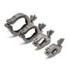 KF16KF50 Vacuum Clamp Aluminum Alloy Clamp with Bracket and Rubber Ring Featuring High Hardness and Resistant 316 Mesh