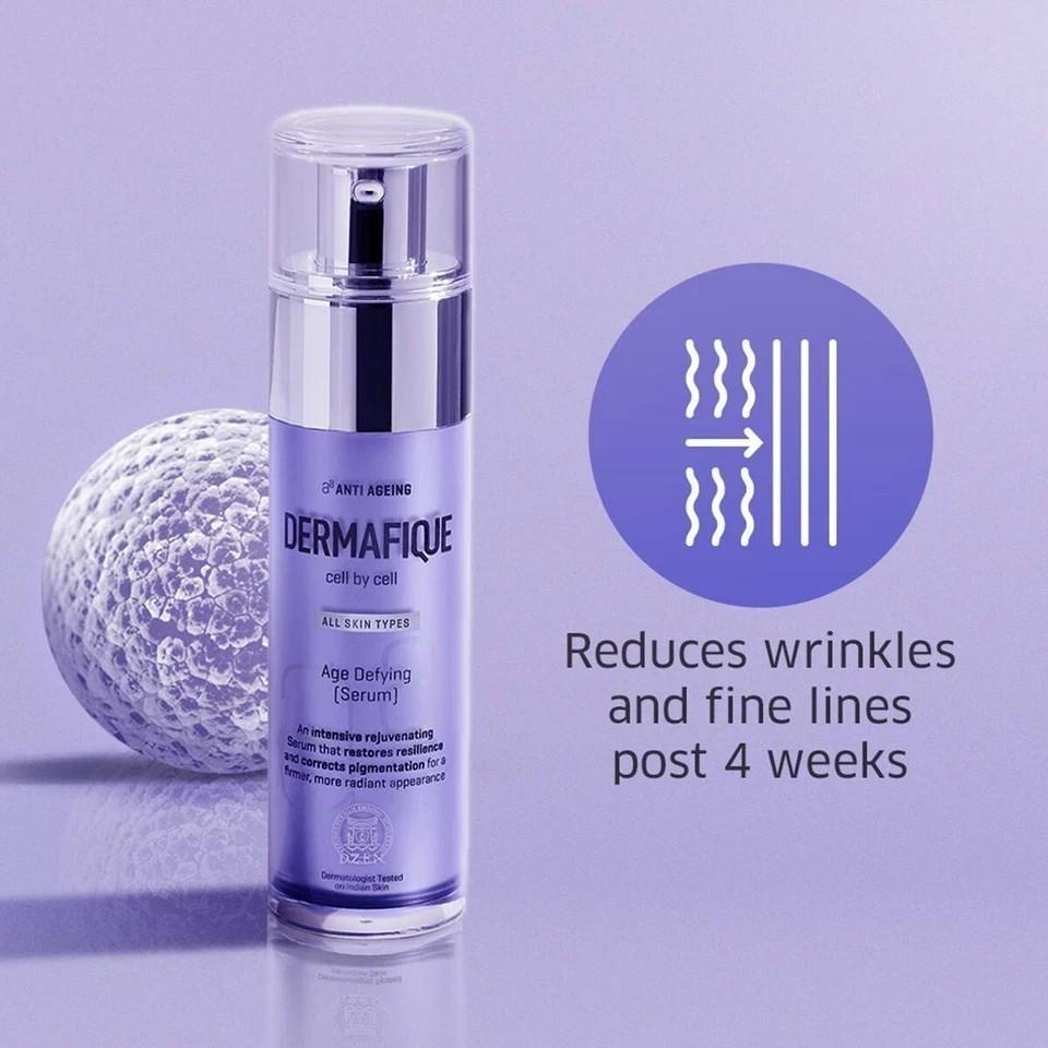 Dermafique Age Defying Face Serum with Vitamin E Anti-Ageing Serum 50g,