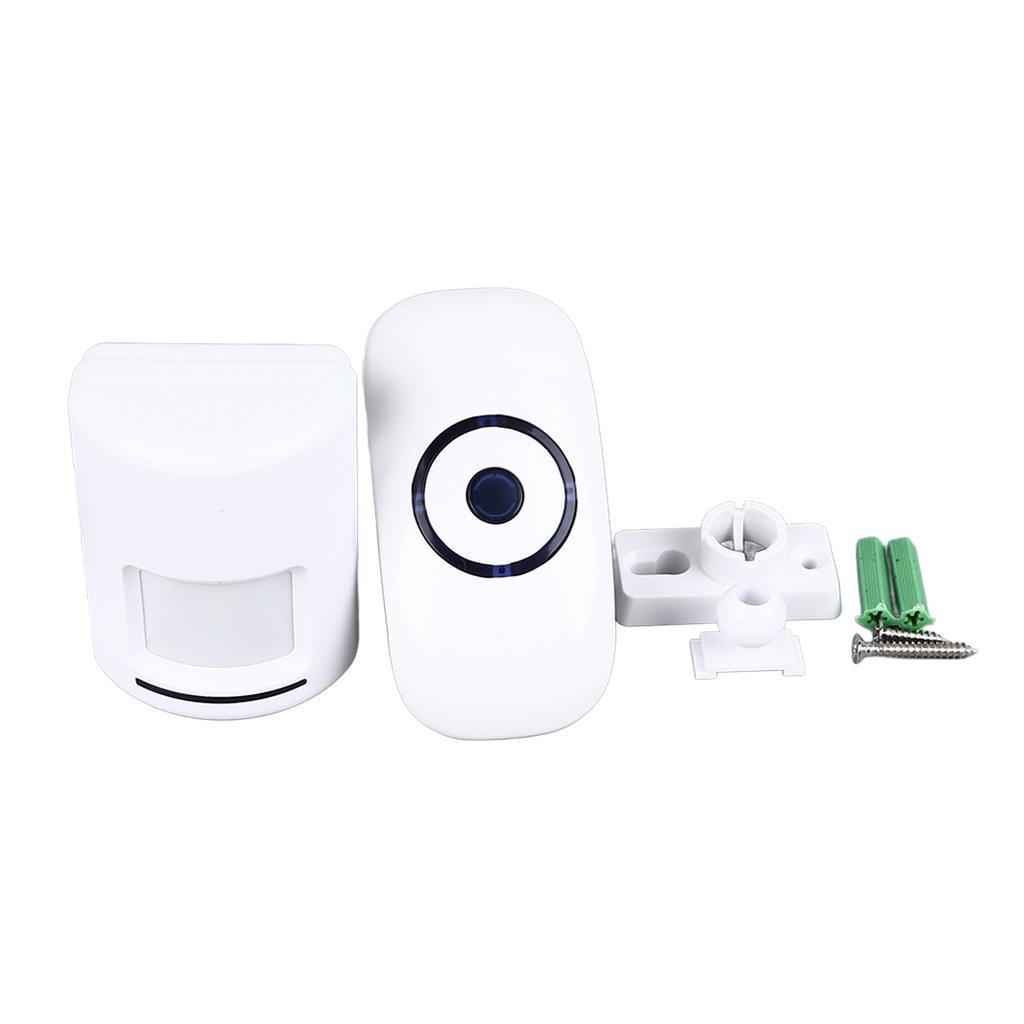Motion Sensor Doorbell 36 Ringtones Volume Adjustable Wireless Infrared Body Sensor Door Entry Welcome Bell