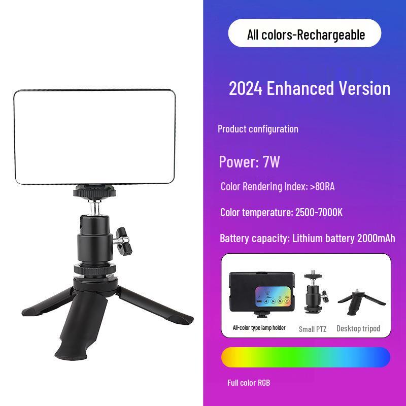 Tragbares RGB-Fotografie-Ringlicht mit einstellbaren Warm-/Kaltlichteinstellungen