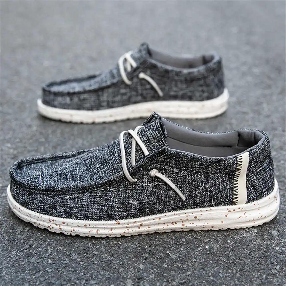 Round Foot Canvas Blue Men's Sneakers Running Outdoor 50 Men's Shoes Sports Wholesale To Resell Designers Brand Name