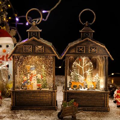 Heiligabend Scheune Spieluhr Weihnachtsmannhaus Kindergeburtstagsgeschenke Spieluhr Kristallkugel
