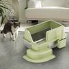 Stainless Steel Open Cat Litter Box - Wide, Thickened, Anti-Splash, Anti-Corrosion & Easy to Clean
