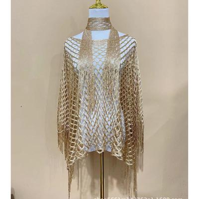 Châle à franges style européen Couverture de plage pour femmes