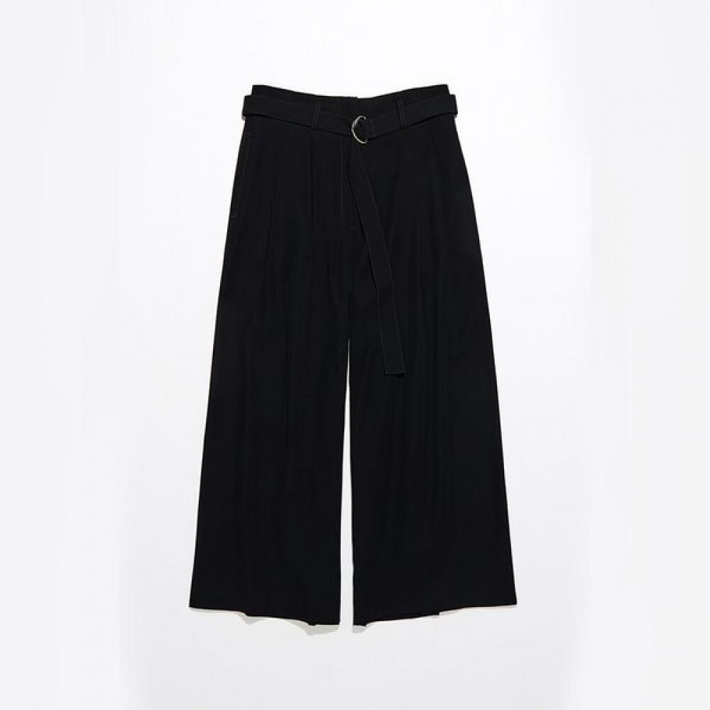 

Bimba Y Lola Black Flare Ankle Pants B255awp014bka Black/38