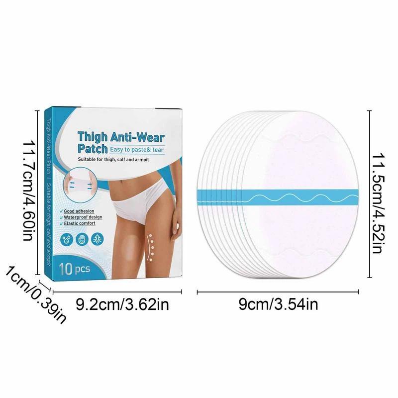 

10 шт., наклейка против натирания, паста, внутренняя часть бедра, противоизносная заплата, антифрикционные подушечки на бедро, одноразовые самоклеящиеся невидимые накладки на бедро 1Bag