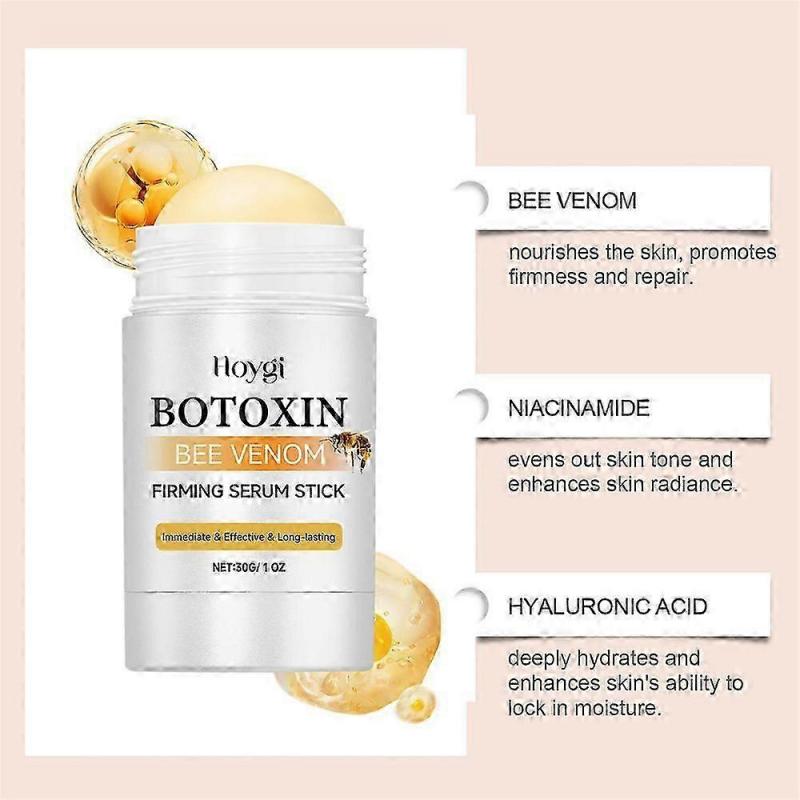 Botoxin Bee Venom Firming Serum Stick, Bee Venom Anti-Wrinkle Firming Cream, Anti-Aging Bee Venom Moisturizing Cream