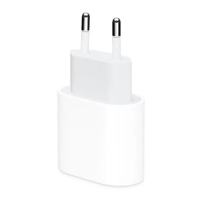 Chargeur Rapide USB-C 25W Blanc pour iPhone 17 Pro Max, iPhone 17 Air, iPhone 16, iPhone 16 Plus