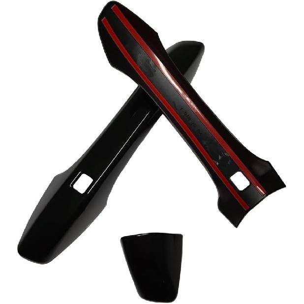 ABS Glossy Black Exterior Door Handle Cover Trim For Kia K5 Accessories     2024 2025 With Smart Keyhole (Not For Optima 2015-)