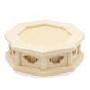 Special Buddhist Statue Carving Buddhist Octagonal Base for Sun Made of Cypress Wood 19428 Kurita's [Wood Altar] 3.0 (W15cm, D15cm, H5cm)