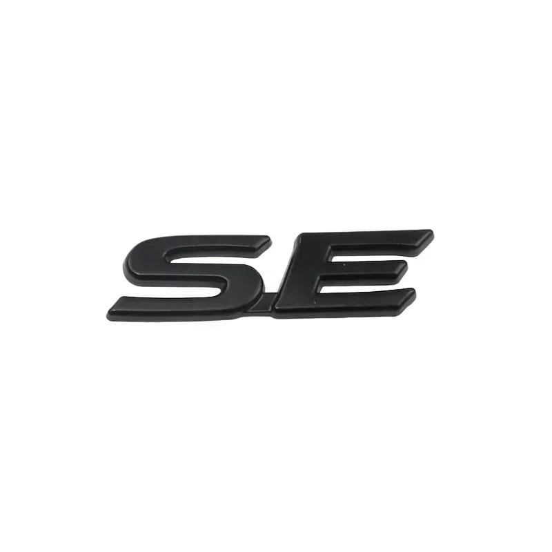 3D Metal SE XSE Logo Rear Trunk Emblem Badge Decals Sticker For Toyota Camry Sienna Highlander Corolla Car Styling Accessories