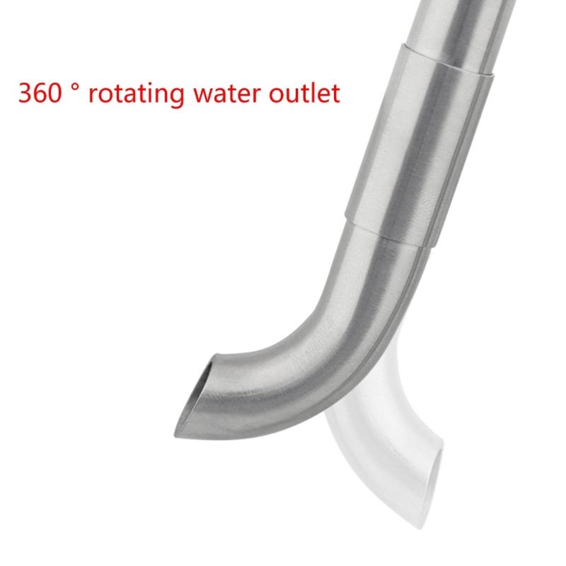 StainlessSteel FishTanks Water Inlet Outlet Pipe Maintenance Tool for Water Cleanliness Fishtanks Aquariums Supplies