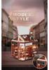 QuYiYa DIY Miniatur-Buchhandlung: Miau Talk & Words Kreatives Haus Modell Geschenk