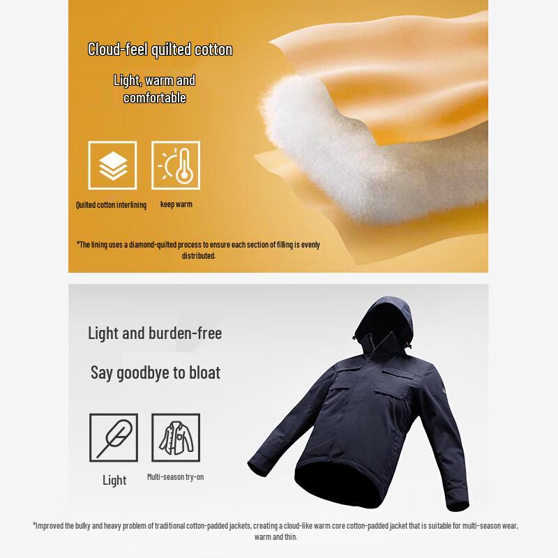 Navigare Men's Padded Hooded Winter Jacket