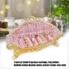 Fabric Plastic Jewelry Display Rack Sofa Design Secure Storage For Earrings Rings Amulets Shop Home Decorative Organiser