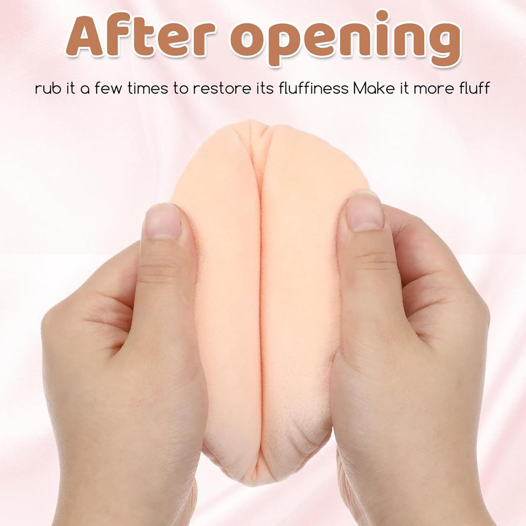 2Pcs Powder Puff, makeup Sponges 5 inch Cotton Super Soft Large Body Powder Puffs for Women Female for Face Cleaning Makeup Foundation Blending Gift