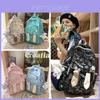 Cute And Stylish Girls School Backpack With Doodle Bunny Ears Large Capacity And Fresh Sweet Style Black Pink Blue Green Khaki