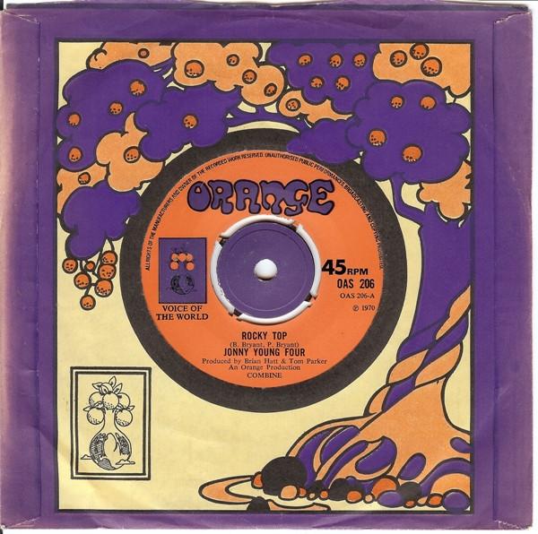 

7inch Record JONNY YOUNG Rocky Top OAS206 Orange 1970 UK CountryFolk Used