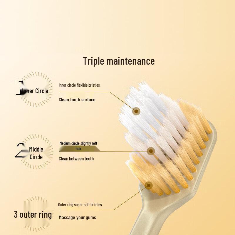 Ebisu 65-Hole Soft Bristle Wide Head Toothbrush