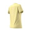 Golf BOS Logo Embossed Mock Neck Short Sleeve Powder Yellow [Adidas Golf] Women's Shirt,