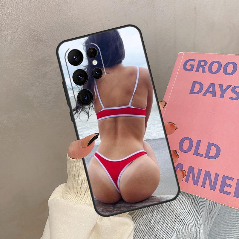 Beach Booty Bikini Girl Case For Samsung Galaxy S21 S22 S23 S24 S25 Ultra S9 S10 S25 Plus S20 FE S25 FE Cover Coque