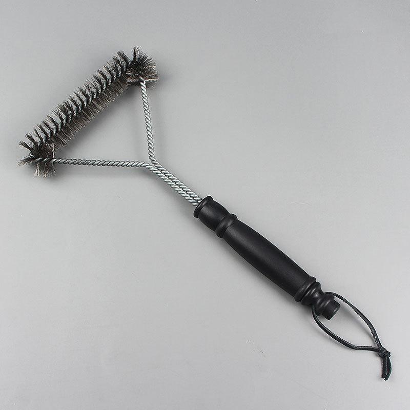 BBQ grill cleaning brush steel wire brush for cleaning BBQ grill and BBQ stove steel brush specialized cleaning tool for BBQ