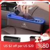 FKS1  2025 Hot For A B C E V R-Class A45 C43 CLA GLA GLB GLC SLK SL Car Seat Gap Organizer USB Charging Multifunction St