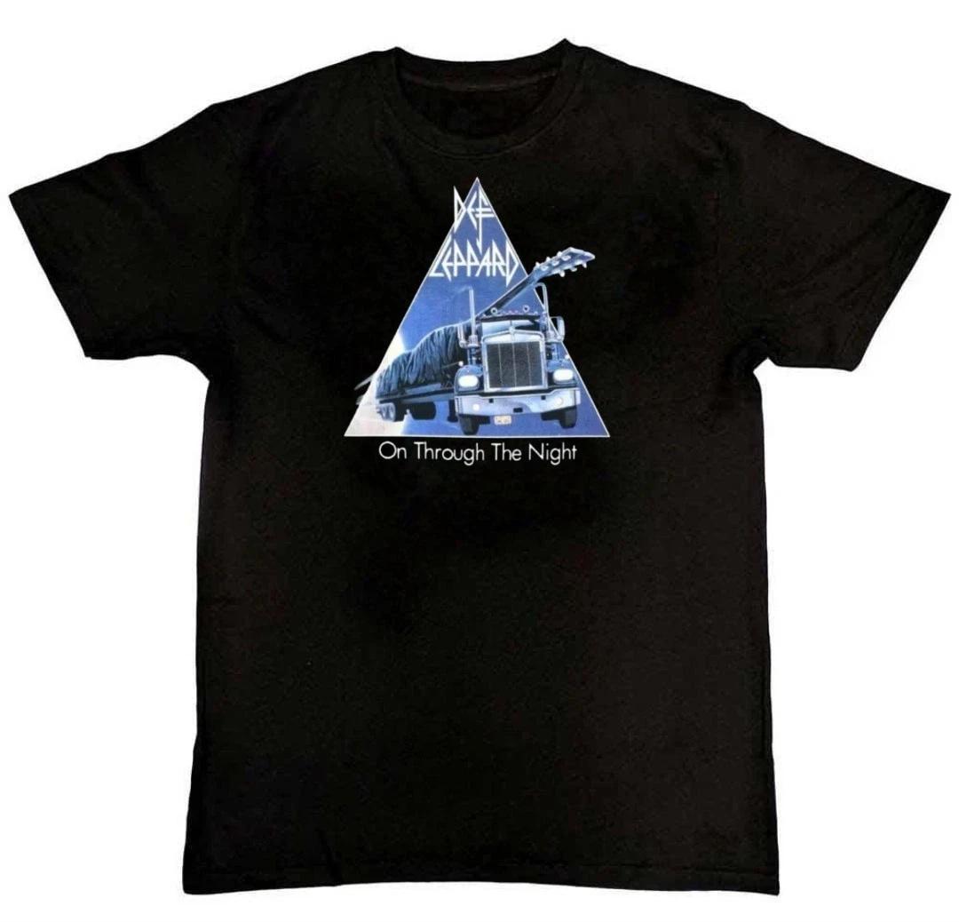 Men s and Women s T-shirts Def Leppardd ON THROUGH THE NIGHT Graphic Unisex Mens T-Shirt S M L XL 2 3 4 XL XXXL