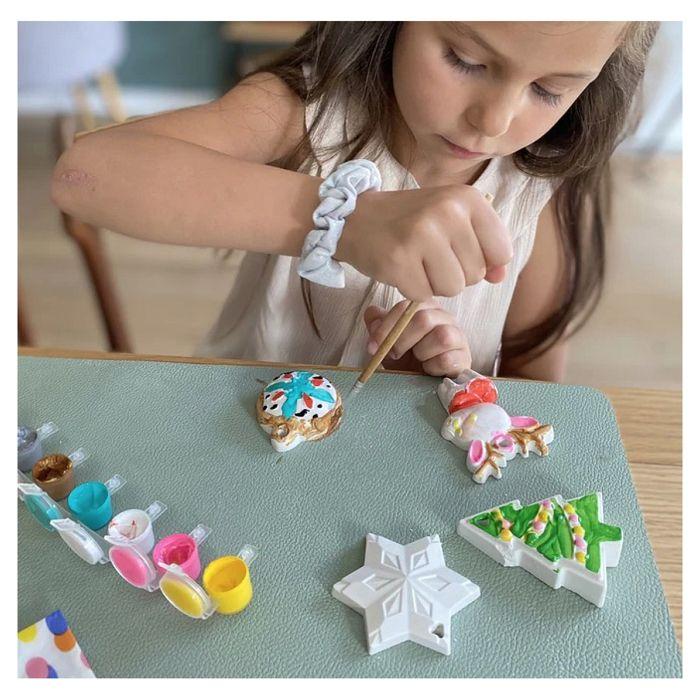 Kit créatif de décoration de Noël - MAKO MOULAGES - Mon atelier Déco - Multicolore - Asymétrique - Enfant