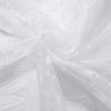 Finished Window Screen, White Spray Short Curtain, Semi-Blackout Window Screen Curtain