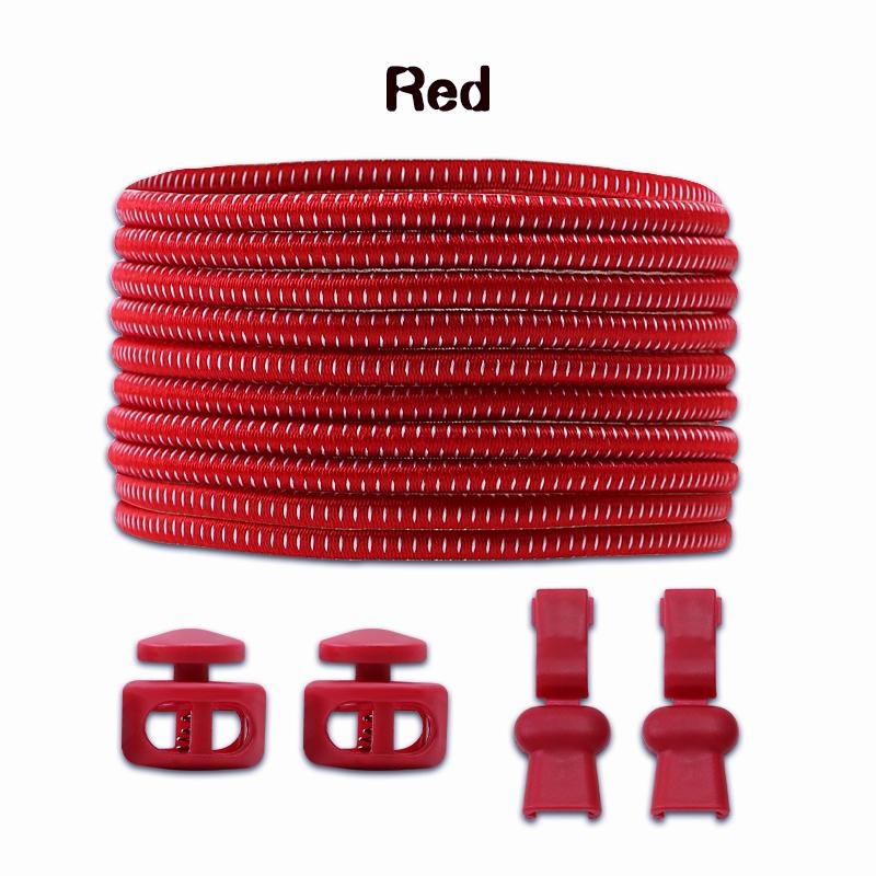 1Pair/3Pair Round Tennis Lazy Laces Without Ties Unisex Elastic Shoelaces Sneakers No Tie Shoe Laces Adult Kids Shoe Accessories