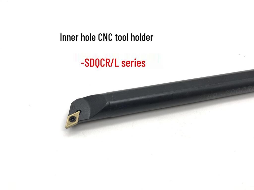 CNC Tool Holder for 107.5° Internal Hole: Models S16Q/S20R/S25S/S32T/S40T-SDQCR11/SDQCL11.