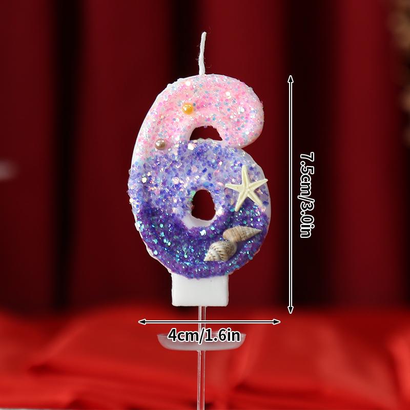 3D Number Cake Decorating Candle Birthday Candles Multicolor Cake Topper Baby Shower Party 1st Dessert Decor for Any Celebration