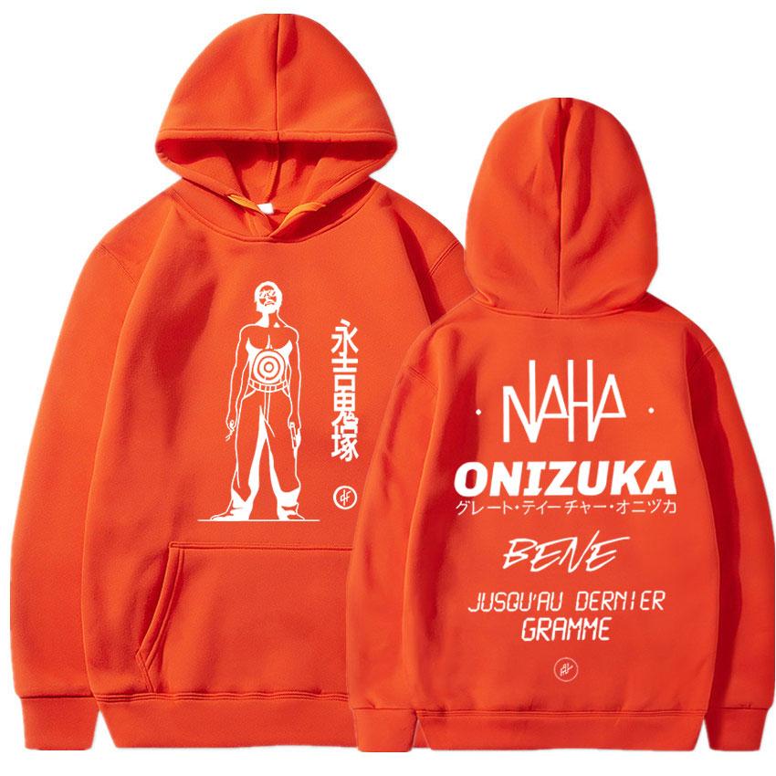 French Rap Band Le Monde Chico Album PNL Onizuka Print Hoodie Oversize Hoodies Streetwears Casual Hip Hop Hooded Sweatshirts