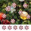 10Pcs Christmas Dceoration 2.5CM Acrylic Candy Xmas Tree Ornaments for Home Decor Party New Year 2026 Navidad Gifts Accessories