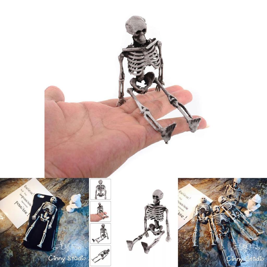 Mini Skeleton 15cm Realistic Decoration For Halloween Parties And Haunted Houses