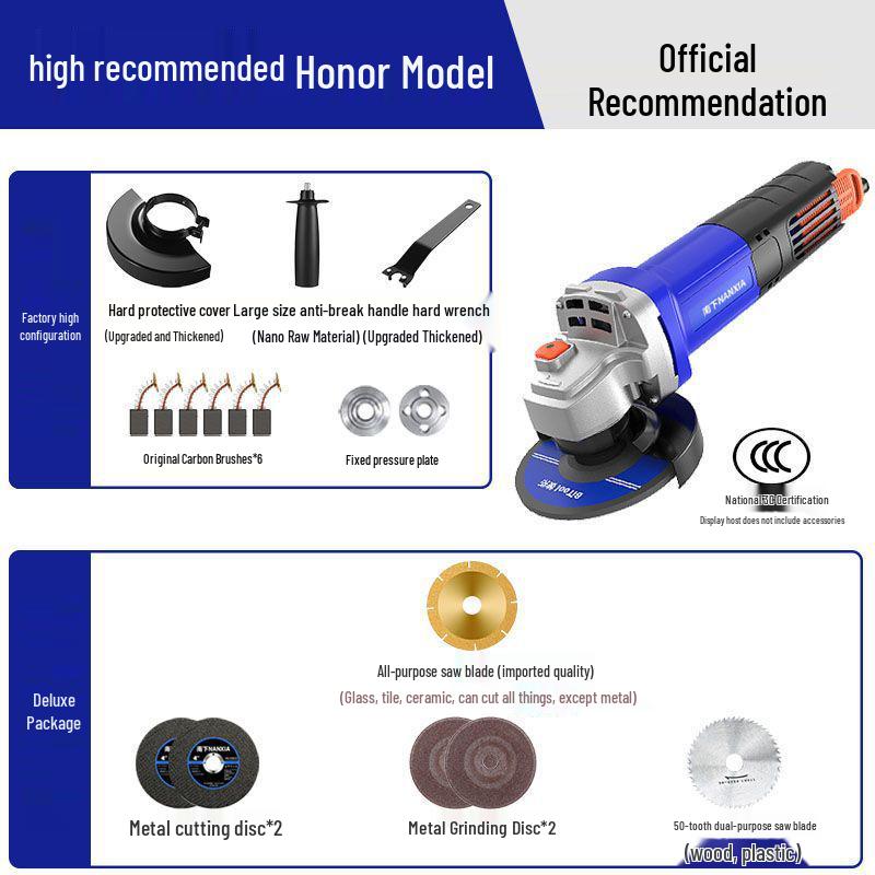 Compact Multifunctional Angle Grinder & Polisher